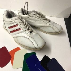 Chasse White cheer sneakers shoes size 10